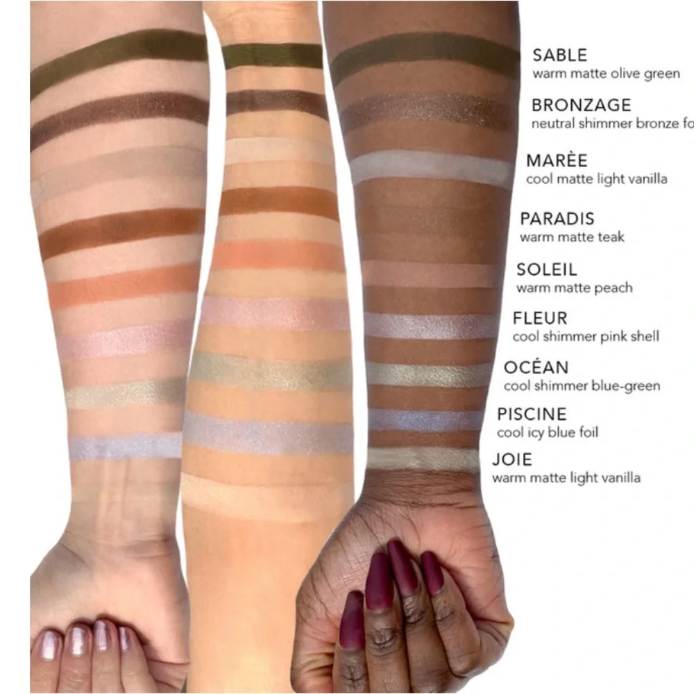 Jouer French Riviera Matte & Shimmer Eyeshadow Palette NEW IN BOX - Picture 2 of 4